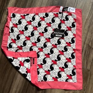 Moschino boutique Made in Italy silk scarf